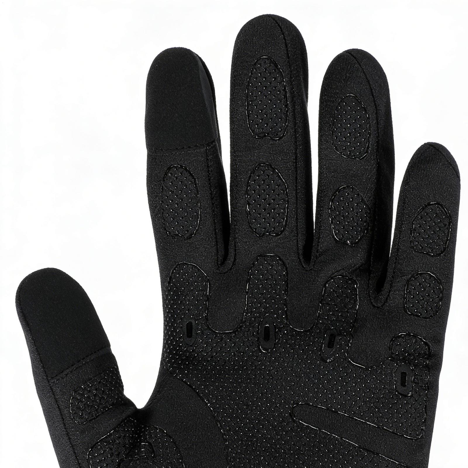 Running Gear Cold Weather - Guantes cálidos para ciclismo, dedo completo,