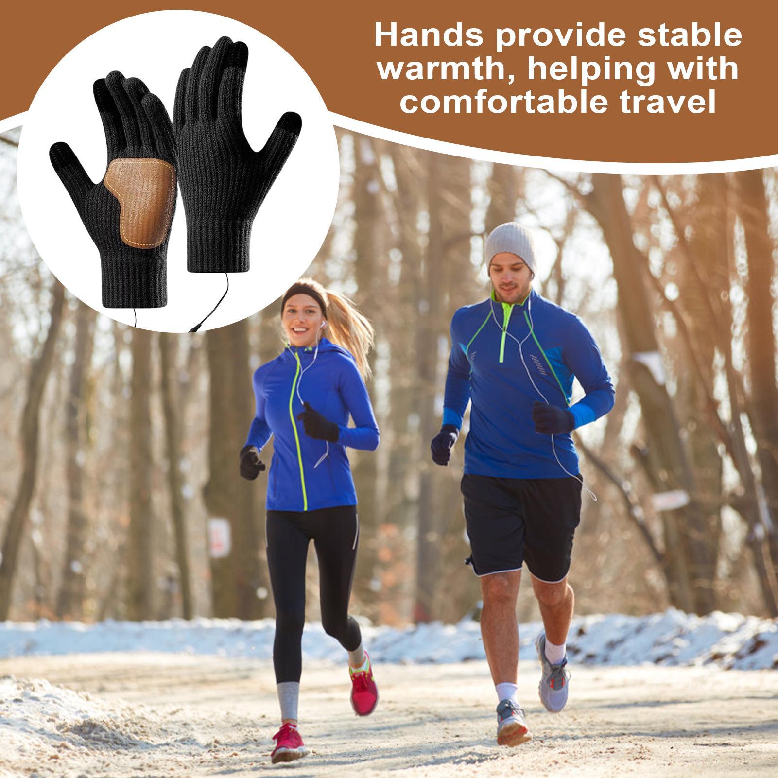 Guantes calefactables USB con  - Running Gear Cold Weather reseña y precio