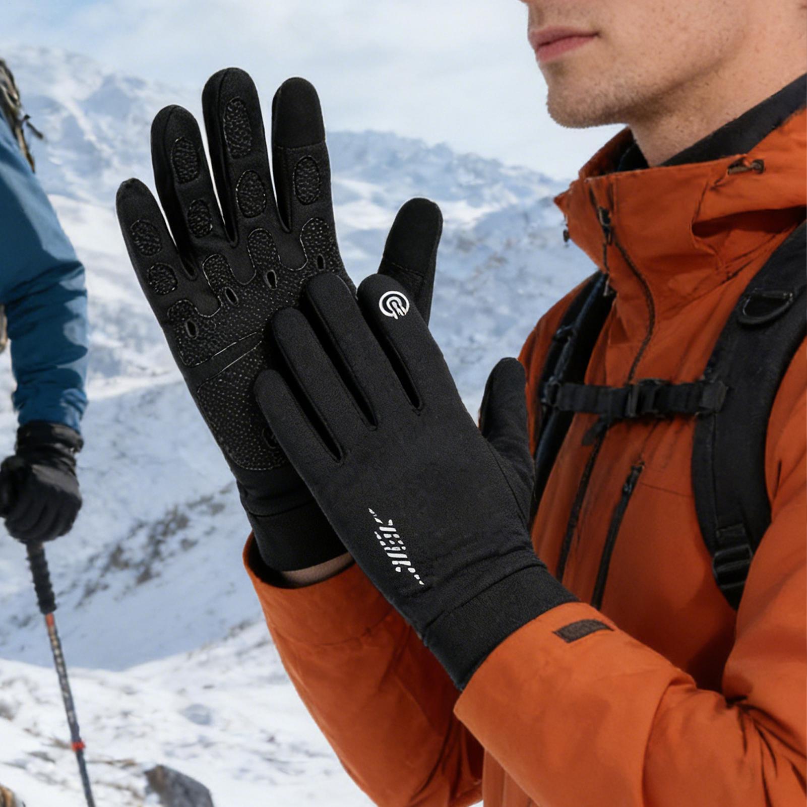 Guantes cálidos para ciclismo, - Running Gear Cold Weather reseña y precio