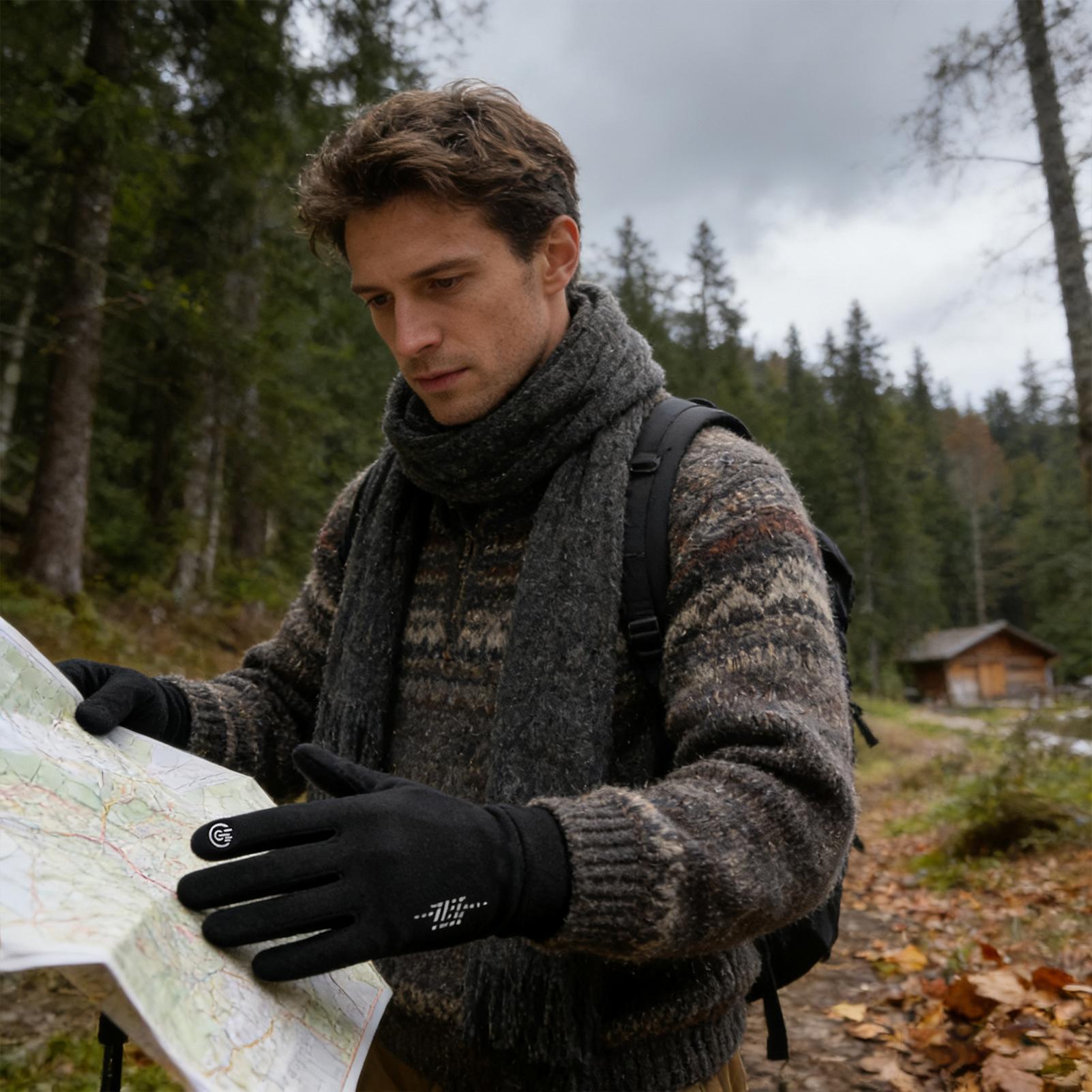 Guantes de ciclismo de inviern - Running Gear Cold Weather reseña y precio